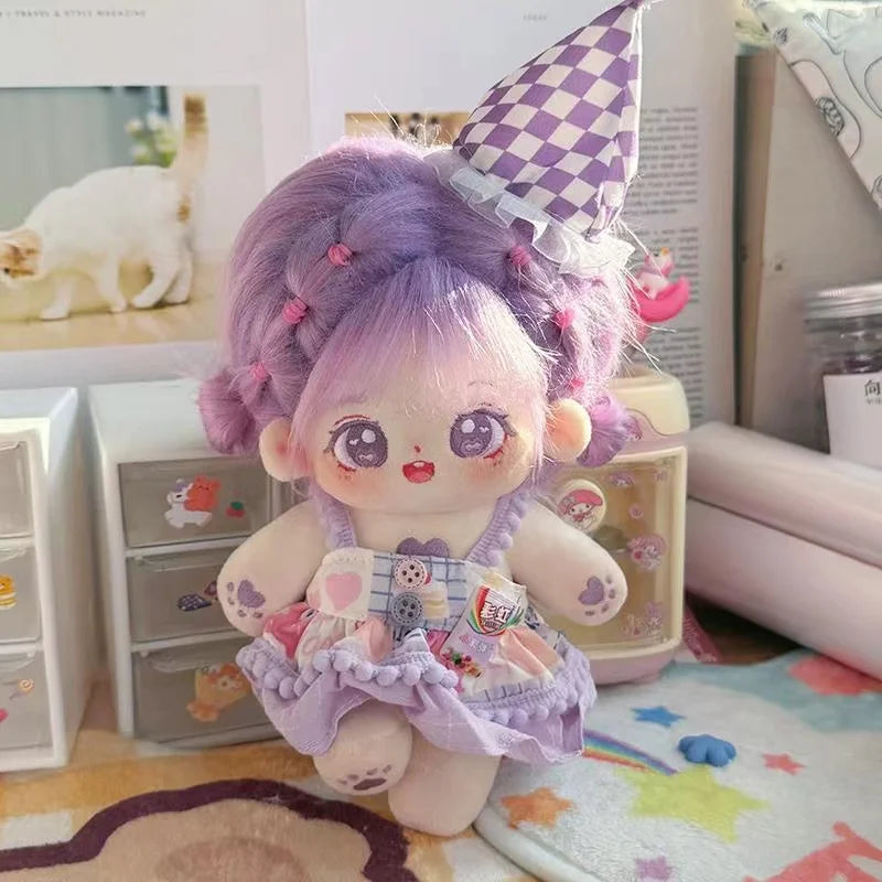 20cm Kawaii Can Change Clothes No Attribute Fat Body Doll Customization Cospslay Cartoon Puppy Love Star Doll Toy Collectio Gift