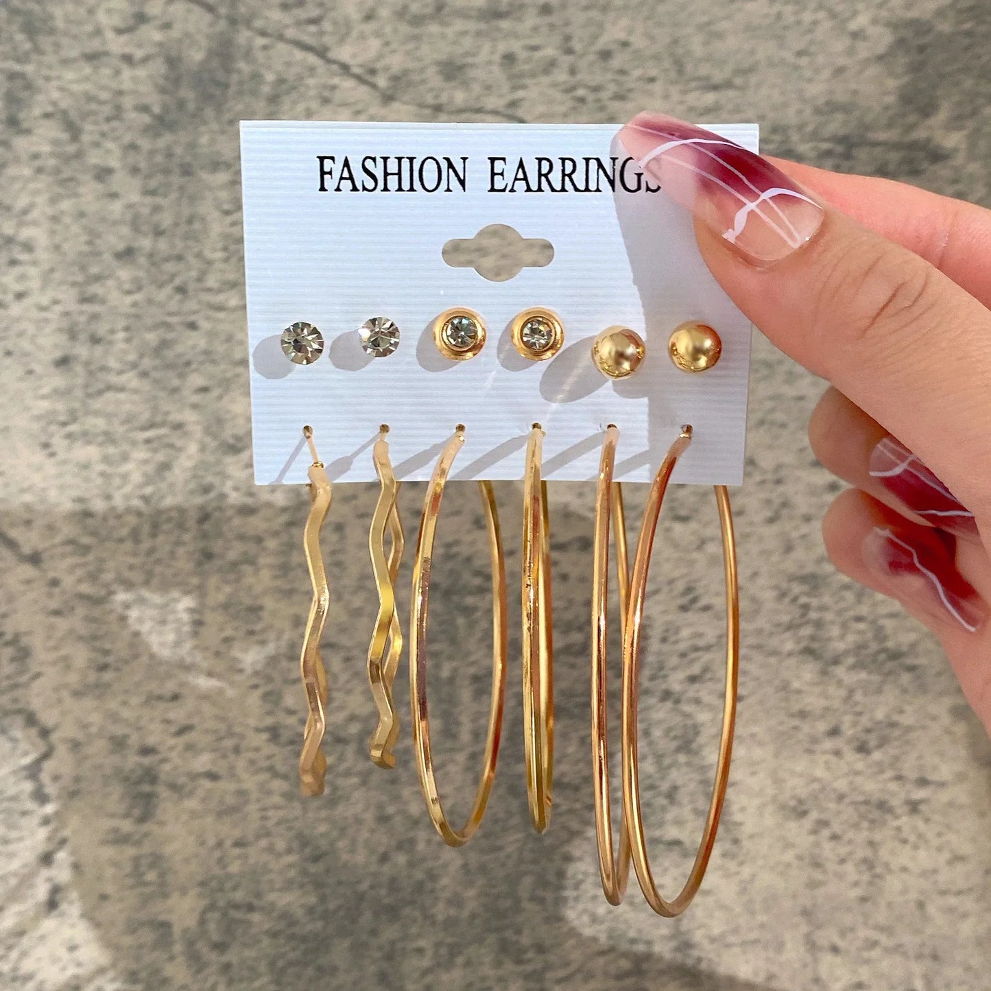 Fashionable Pearl Note Butterfly Geometric Tassel Stud Earrings Women Suit Elegant Charm Engagement Party Jewelry