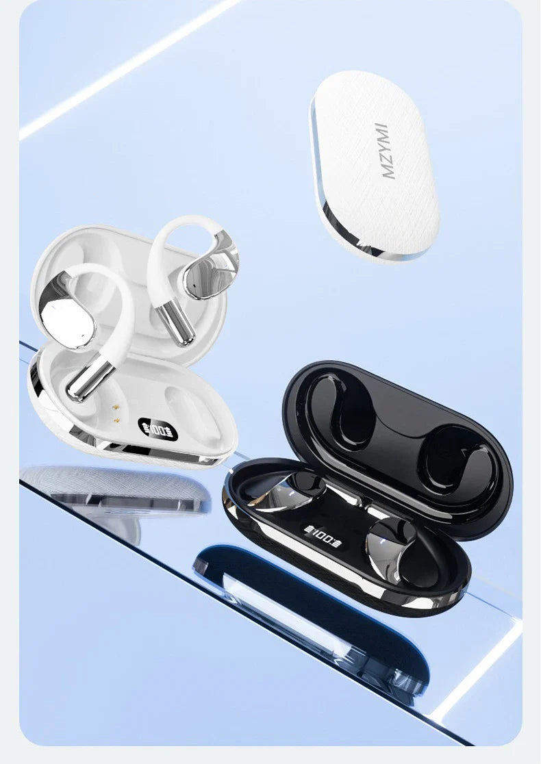 MZYMI Q39 AI Translation Wireless Earphone TWS Ear Hook Sport Running Bluetooth Headset ENC Noise Cancelling Headphone With Mic