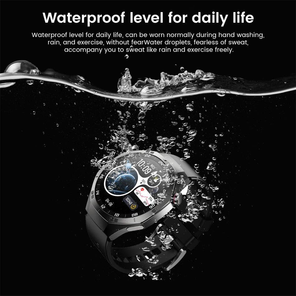 New WatchAMOLED Screen Bluetooth Call Heart Rate Waterproof Women 5 Upgraded Version Sport Fitness Tracker Smart Watch Men Gift