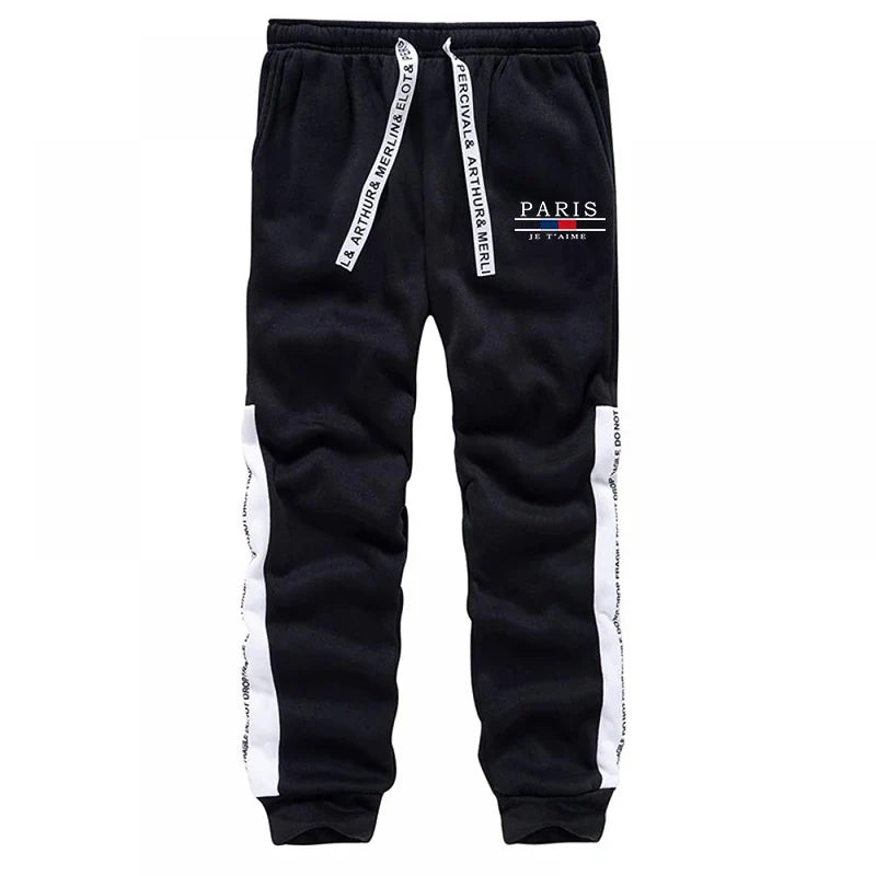 Autumn Winter Mens Tracksuit Print Casual Sweatshirts Sportswear Outdoors Sports Jogging Mens Clothing Single Piece Hoodie Pants