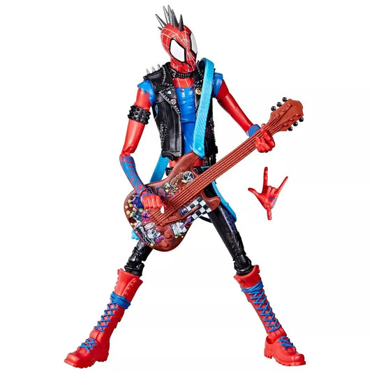 Hasbro SPIDER PUNK Spider Man Across the Spider Verse Action Figure Hobie Brown Toys Statue Model Doll kids for Toy Gift