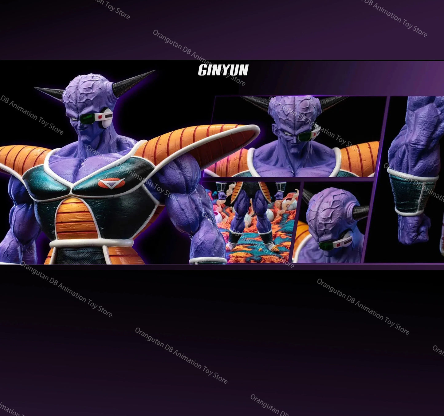 Dragon Ball Z Figuras de Anime de  Ginyu, figurita de la fuerza Namek Ginyu, modelo de Pvc Gk de 25cm, Decoration Collection d