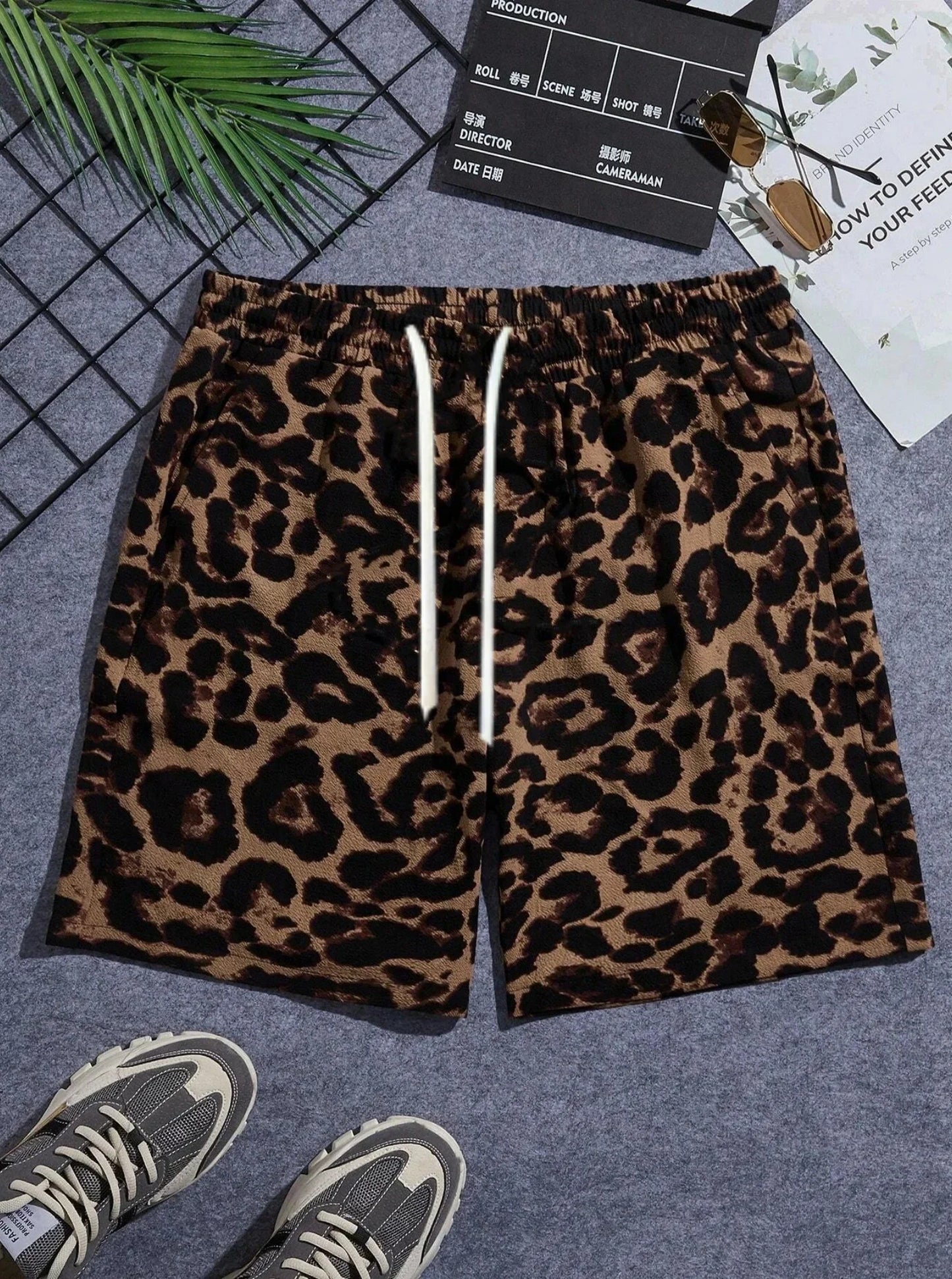 2025 Women Summer Classic Leopard dot Beach Shorts New Fashion plus size  Men Women daily  Shorts csaual Trunks  Shorts