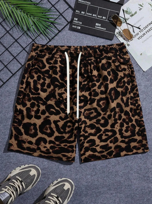 2025 Women Summer Classic Leopard dot Beach Shorts New Fashion plus size  Men Women daily  Shorts csaual Trunks  Shorts
