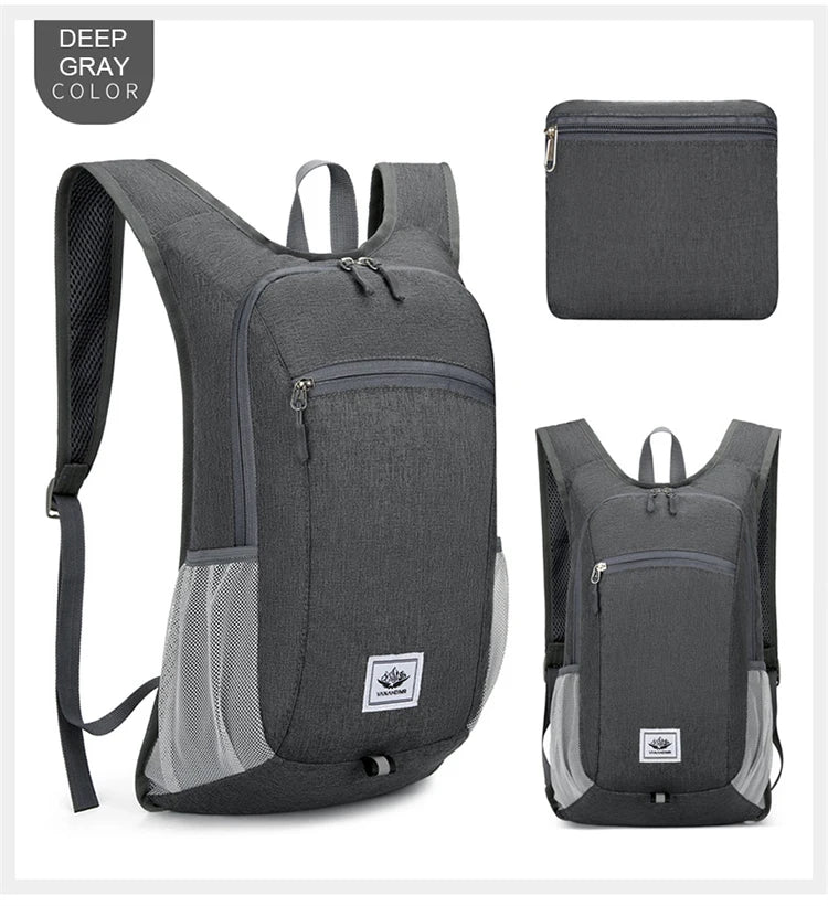Portable Foldable Backpack,Men Women Ultralight Folding Bag,Outdoor Climbing Cycling Hiking  Knapsack Travel Daypack