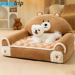 Cozy Pet Dog Bed Sofa Winter Warm Pet Bed for Small Dogs Cats Thicken Dog