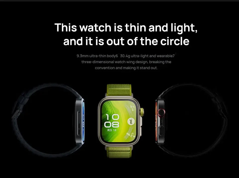 Original HUAWEI WATCH FIT 4 Pro Bluetooth call HarmonyOS 1.82-inch AMOLED color screen Battery capacity 400mAh