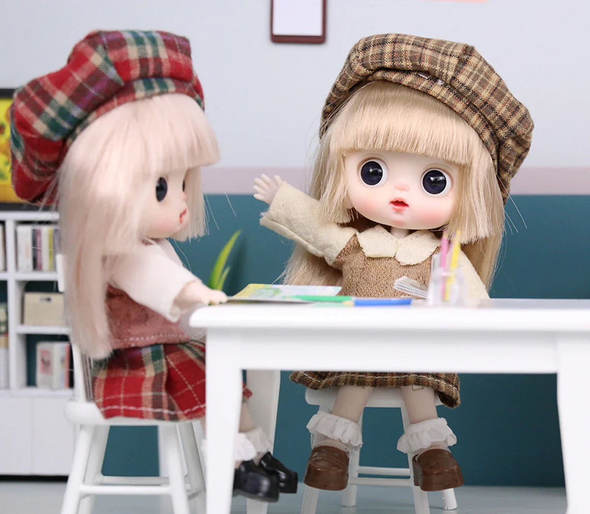 Mini Ob11 Bjd Doll Accessories Obitsu 11 Clothes Dolls For Girls Boy Toys Baby Kawaii Anime Toy Cute Items Miniature Costume