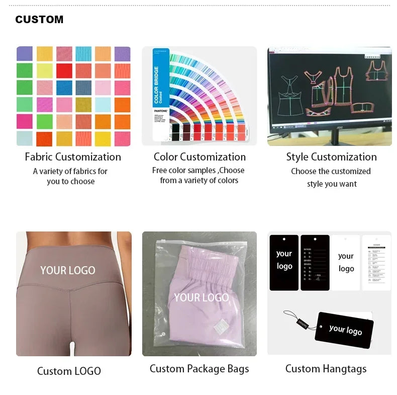 Leggings Women With Logo Scrunch Seamless Yoga Legging Gym