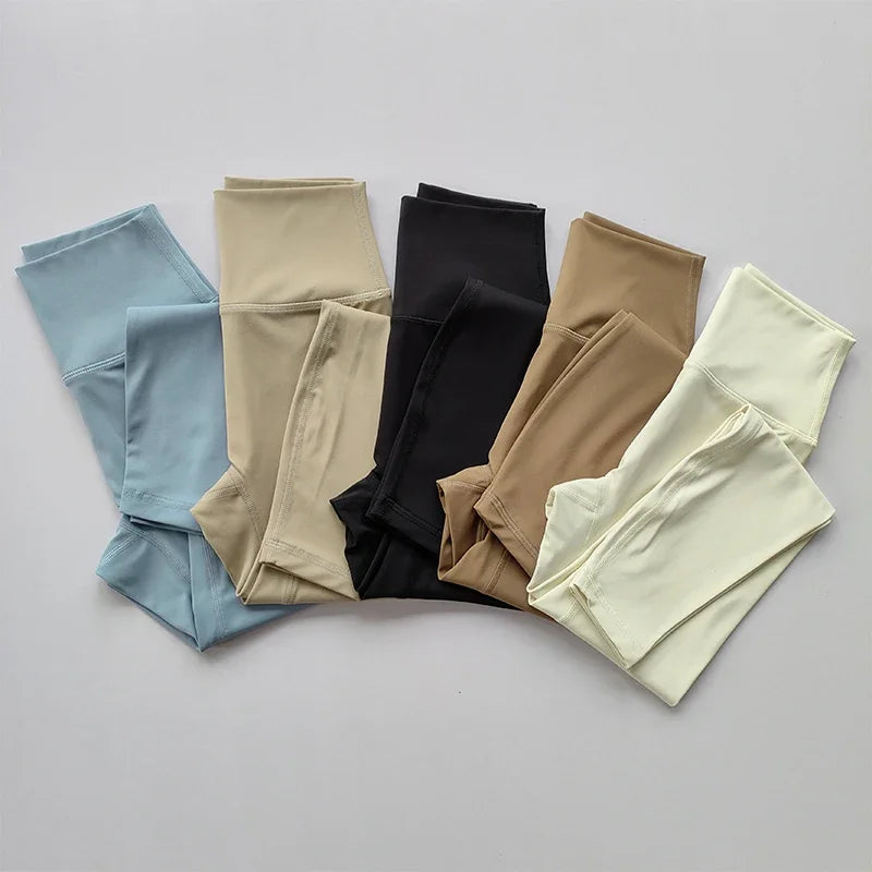 High Waist Yoga Pants for Women Wearing Tight Fit Hip Lift Quick Dried Fitness Leggings