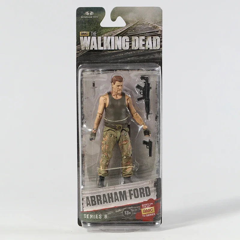 7 Styles AMC TV Series The Walking Dead Abraham Ford Bungee Walker Rick Grimes The Governor Michonne PVC Action Figure Model Toy