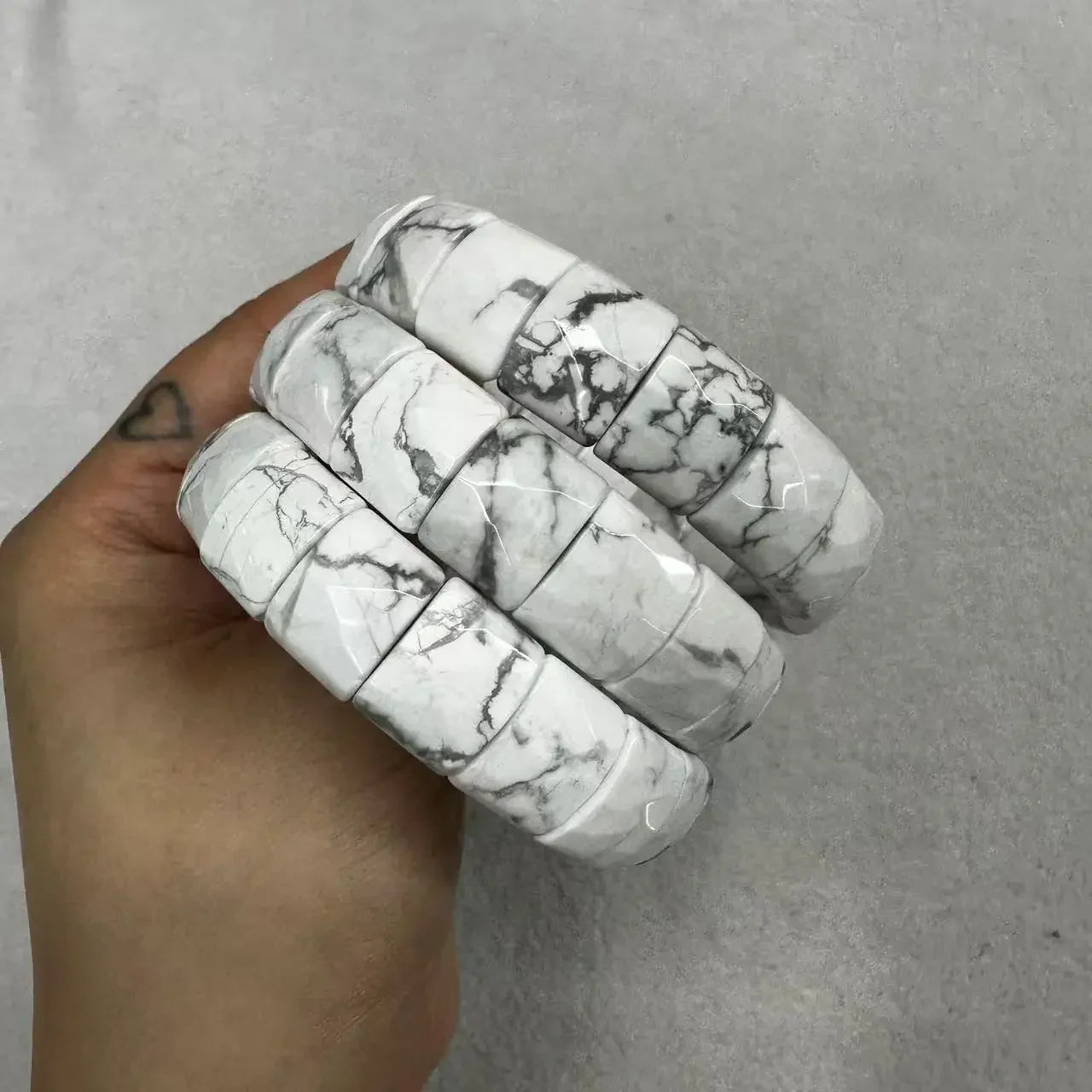 Natural 12x15mm Faceted Stone Unique Crystal Citrine Agate Amethyst Pyrite Fashion Elastic Handcrafted Bracelets Energy Bangles