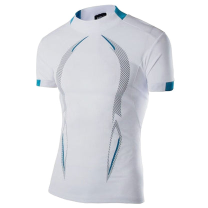 New Summer Gym Breathable T Shirt Men Quick Drying Jogging TShirt Men Training Tees Fitness Tops Running T-shirt