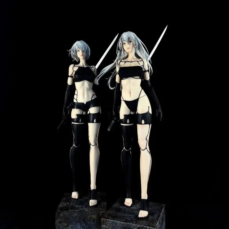 New In Stock Nier: Automata  A2 Battle Damage Edition 1/4 50cm Statue Figure Boutique Statue Desktop Ornaments Decoration