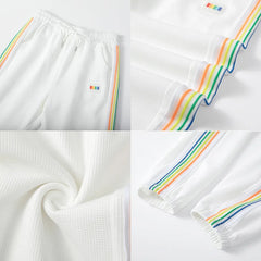 Sweatpants for Women Rainbow Harem Pants High Waist Running Jogger Baggy