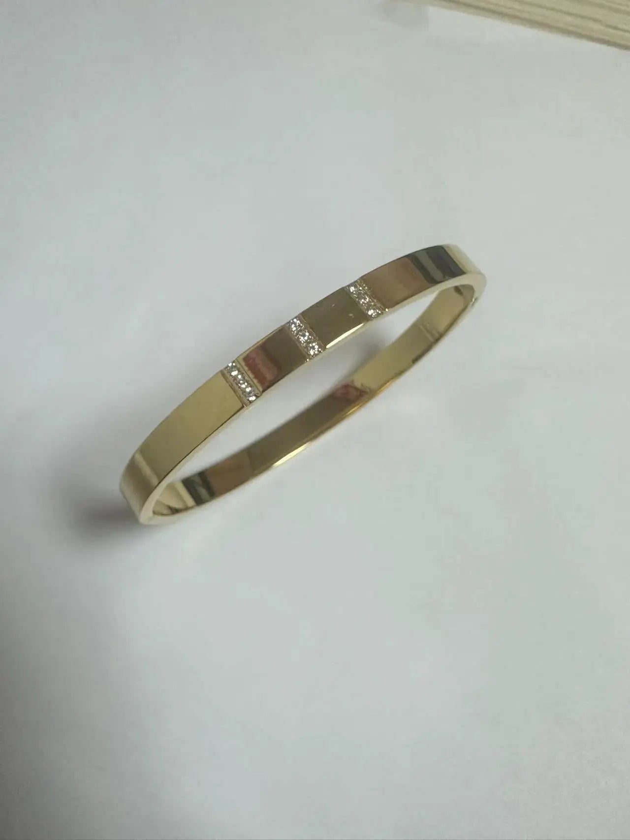 Stainless Steel With Zirconia Bracelet Simple Jewelry