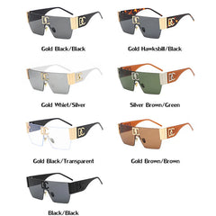 Sunglasses Women Ladies One-Piece Brand Designer Sun Glasses Men