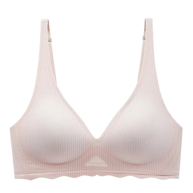 Seamless Women's Bra Small Chest Big Hollow Design Underwear Support