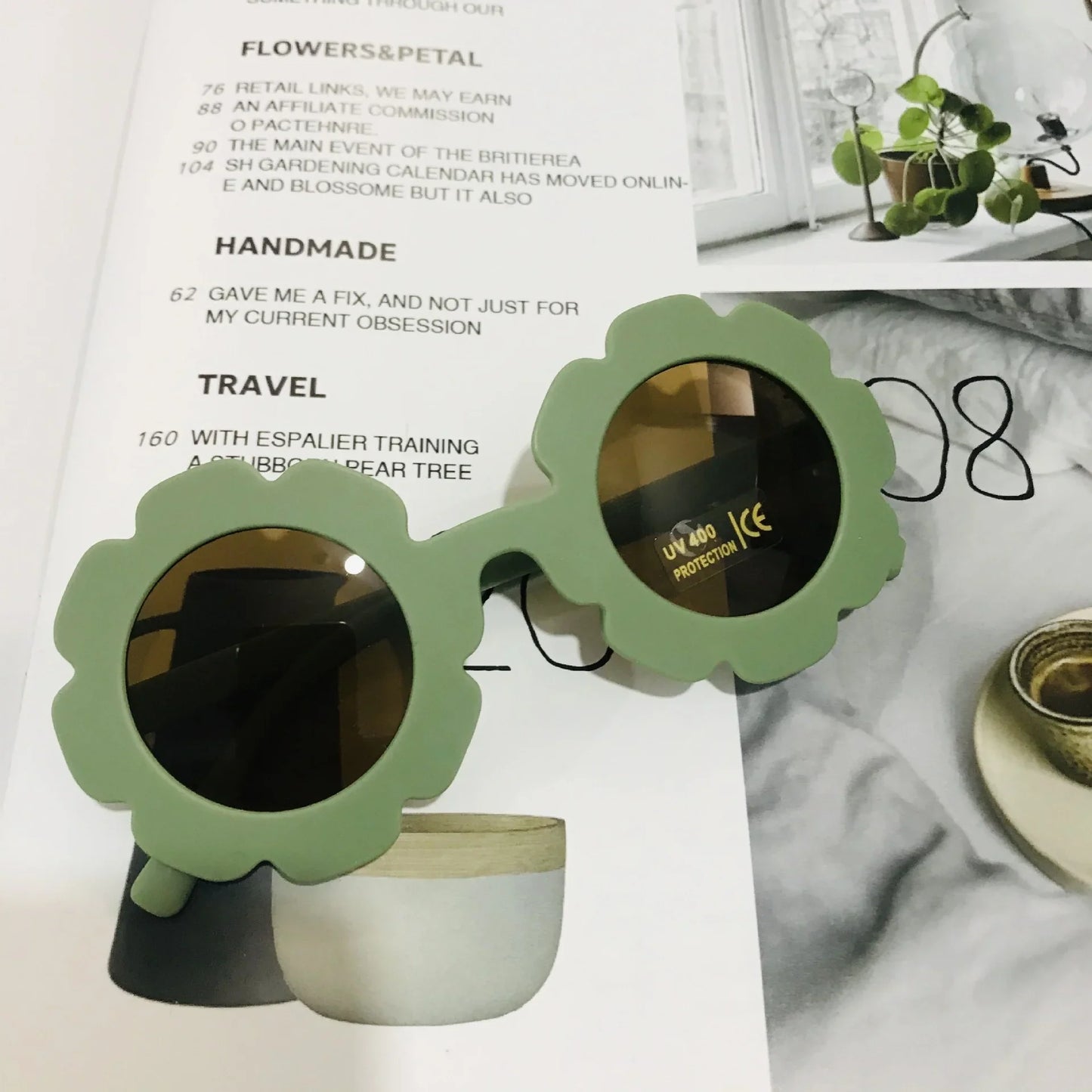 2023 new cute children's frosted glasses  color series baby sunglasses