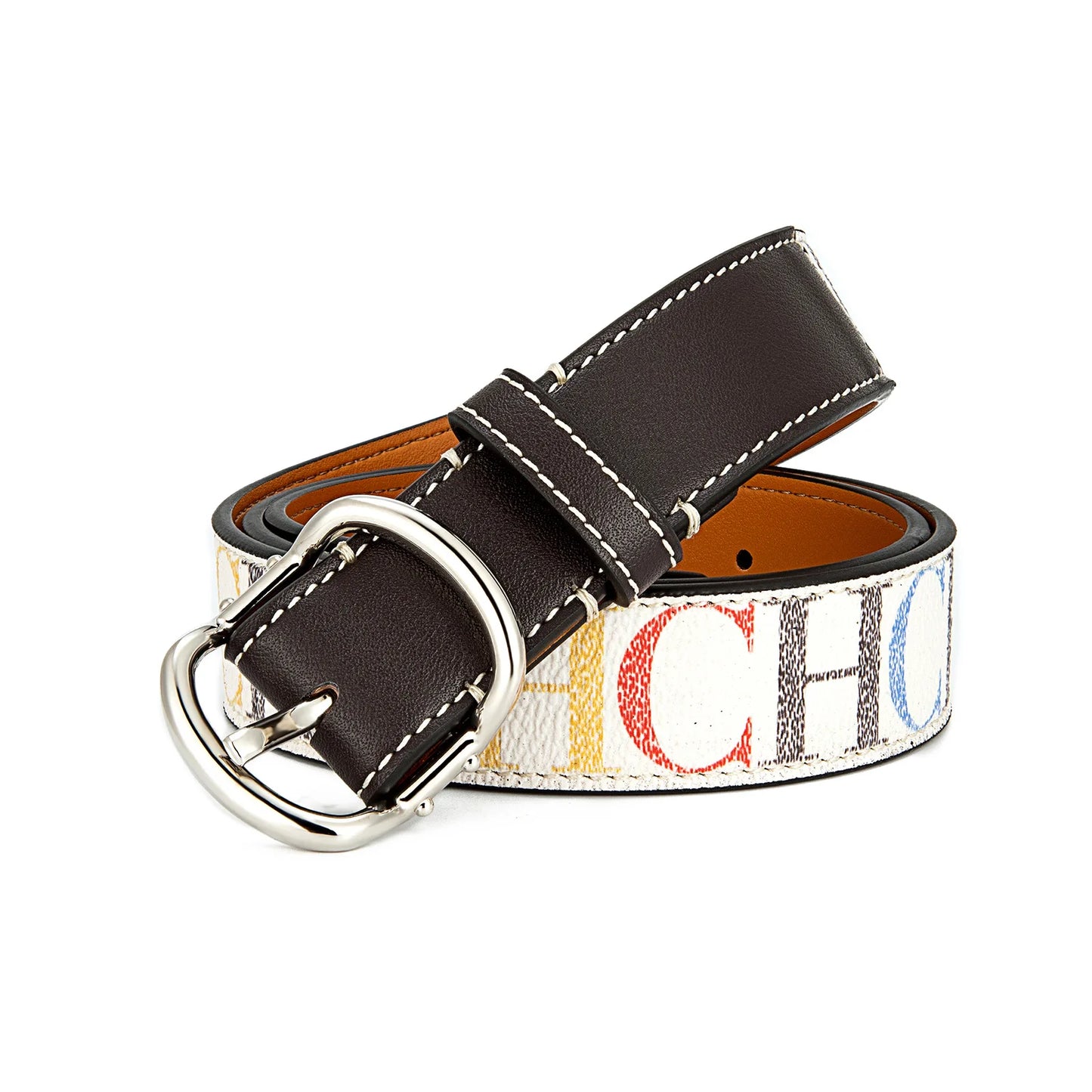 Women's Leather Belt High Quality Casual Trendy Color Letter Print Simple Elegant Waistband Fashion Versatile Strap Hot Sale