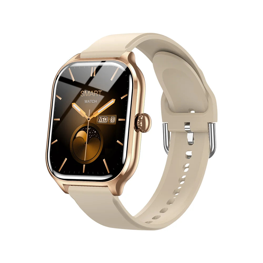 LAXASFIT New Smart Watch 2.01-inch HD Full Touchscreen Sports Fitness Watch Bluetooth Call Smartwatch Men Women Holiday Gift