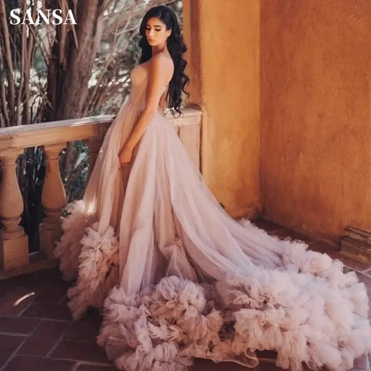 Homecoming Dresses: Prom Dress Sweet Ball Gown Tulle Sweep Train