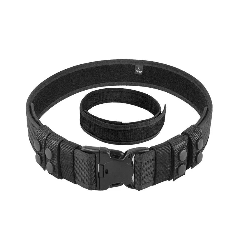 2 in 1 Tactical Belt Quick Release  Buckle MOLLE  Mens Belts width 5CM