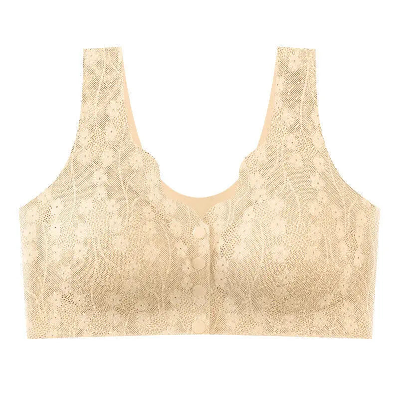 Soft Cups Before The Button In The Elderly Underwear Breathable Women