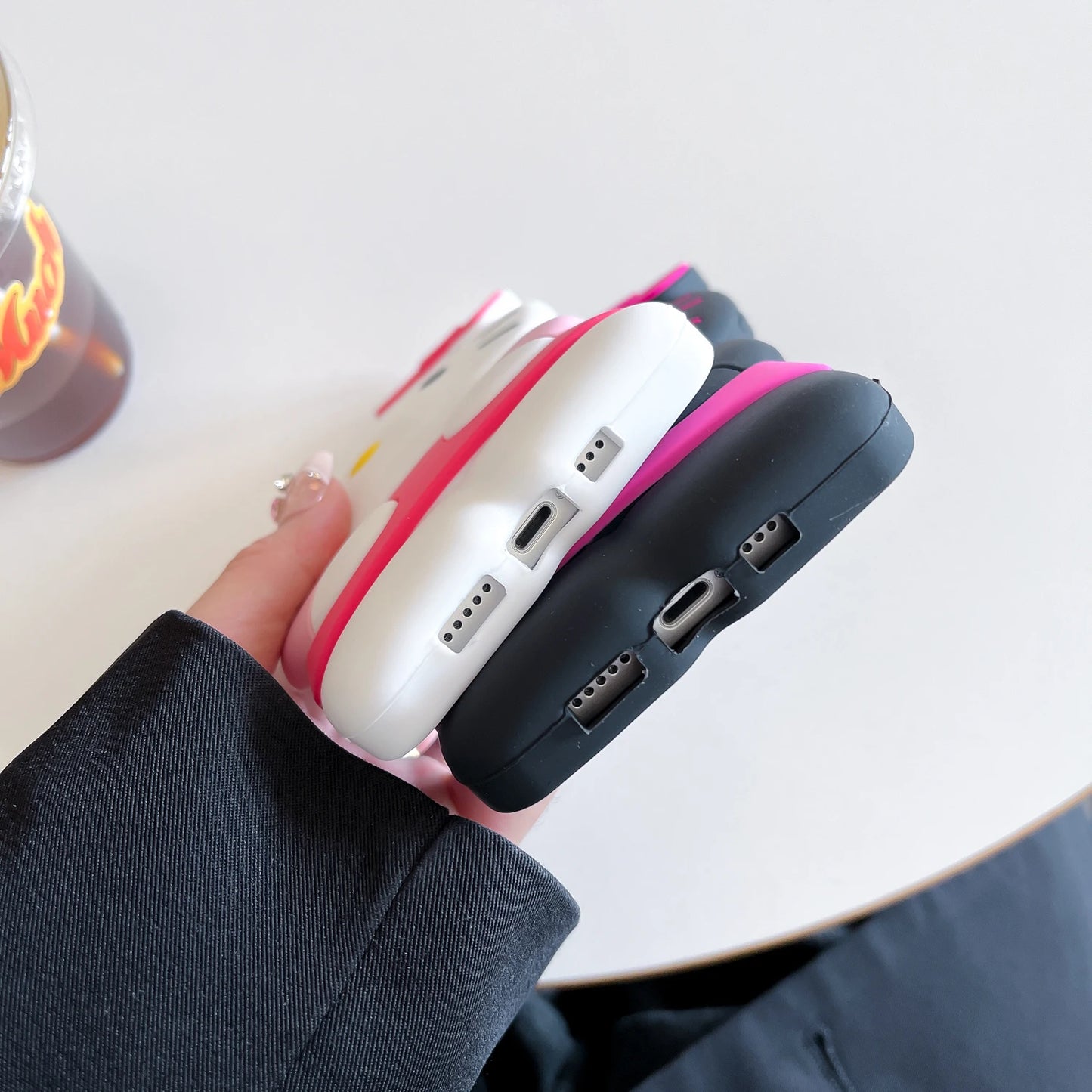 For iPhone 15 14 Plus 13 Pro Max 12 Mini 11 X XS Max XR 7 8 SE Color Bowknot