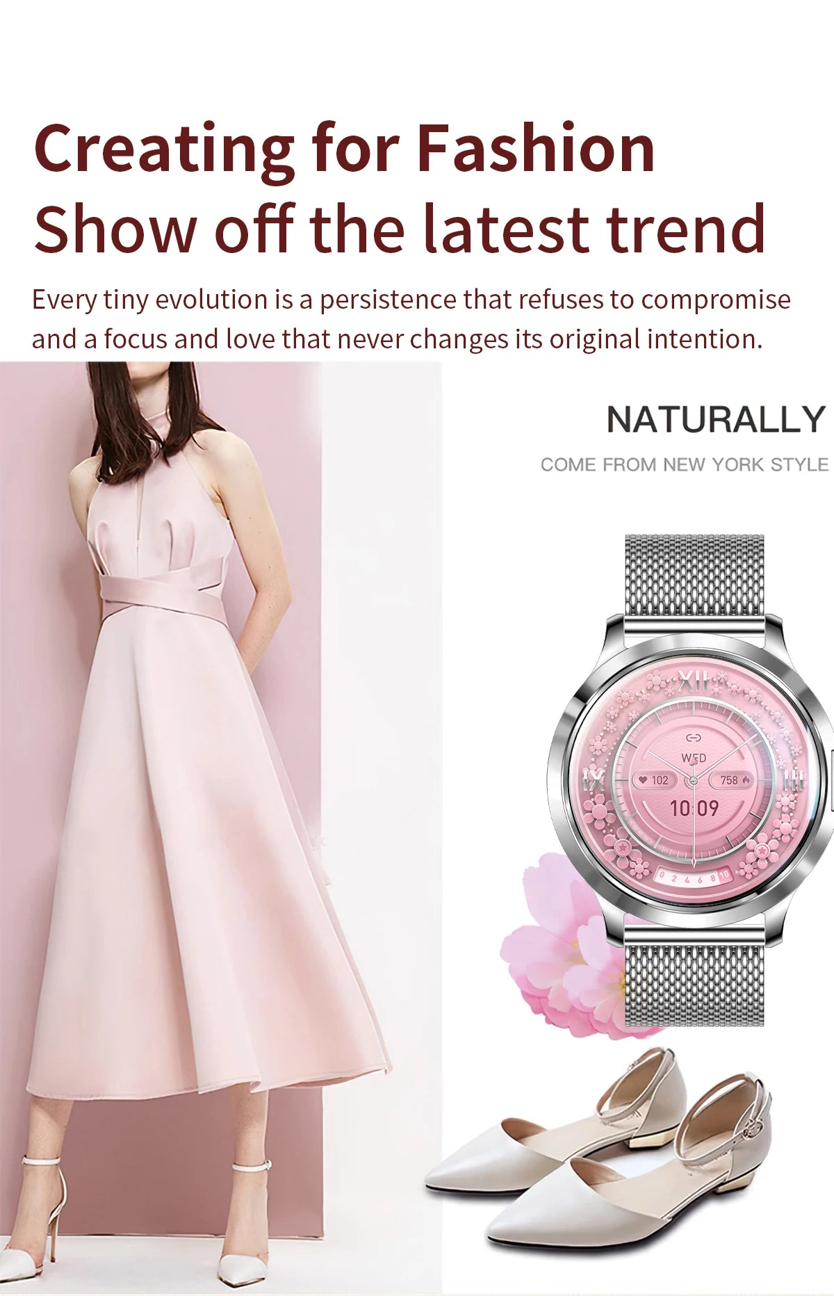 LIGE 2025 New Smart Watch For Women AMOLED HD Screen Watches IP68 Waterproof Heart Rate Monitor Ladies Utra-thin Smartwatch