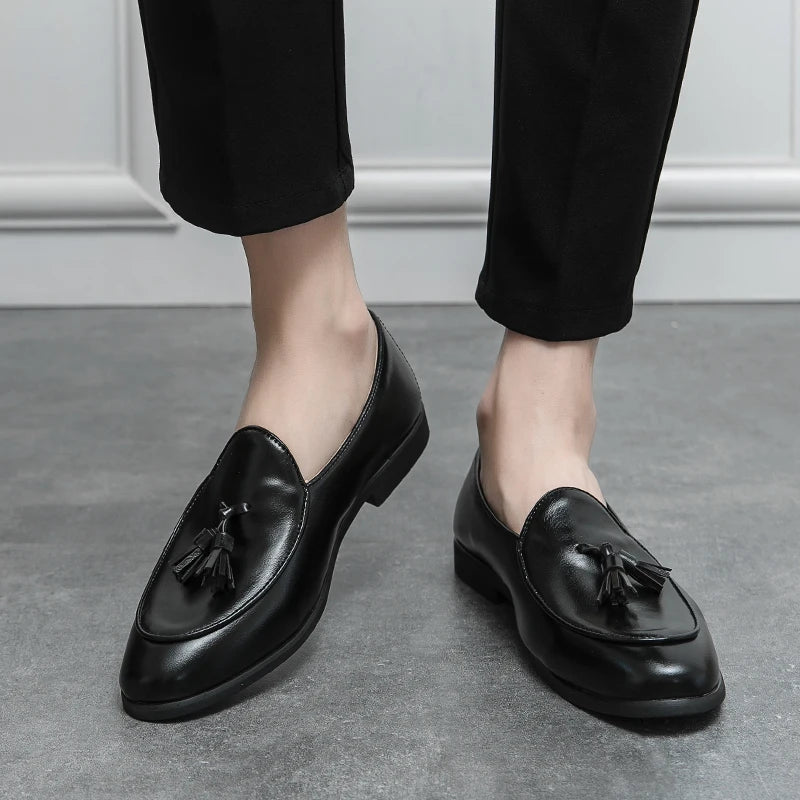 Men Formal Shoes Tassel Loafers