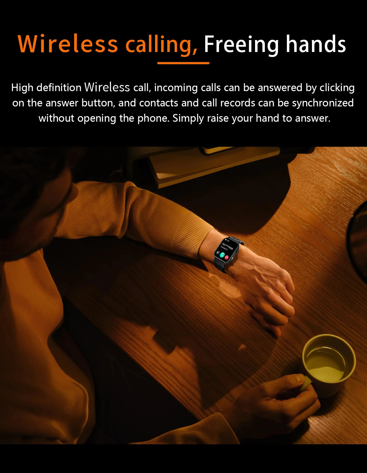 LIGE New Smart Watch LED Flashlight Military Sport Watches 2.01'' Screen Health Monitor Bluetooth Call Waterproof Smartwatch Men