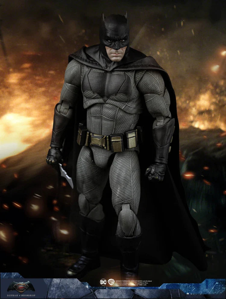 Fondjoy DC Heavy Armor Batman Movie Character Model Light Armor Big Batman 1/9  Action Figures 19cm Collect Ornaments Boy Gifts