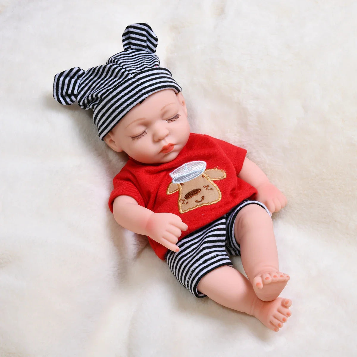 12 Inch New Reborn Doll 30CM Realistic Girl Bebe Baby Doll With Fashion Clothes Baby Doll Soft Skin Vinyl  Kids Toys Dolls Gift