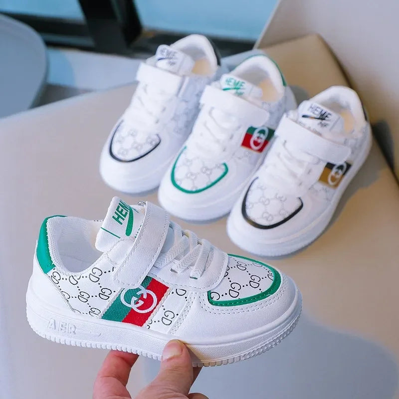 Children's Shoes Light Sneakers White Girls Boys Breathable Toddler Shoes Kids
