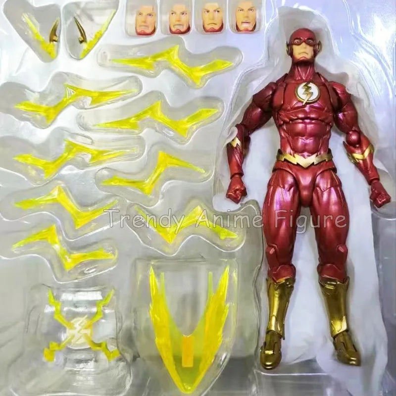 Revoltech Amazing Yamaguchi Flash Action Figure Movable 17cm Flashpoint Model Kaiyodo Flash Figures Toy Collection Holiday Gifts
