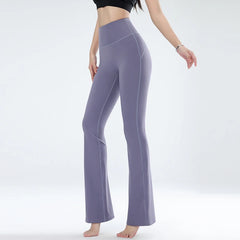 Women's leggings slim yoga pants women's high waisted wide leg pants sports