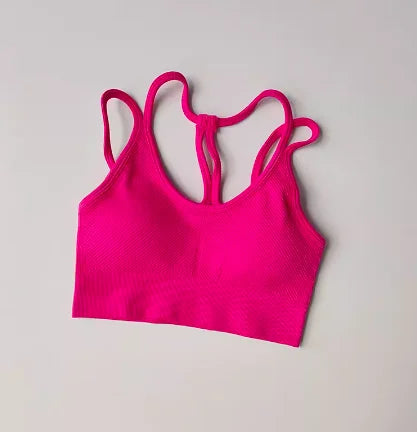 Sports underwear women's running shockproof summer quick drying back fitness bra
