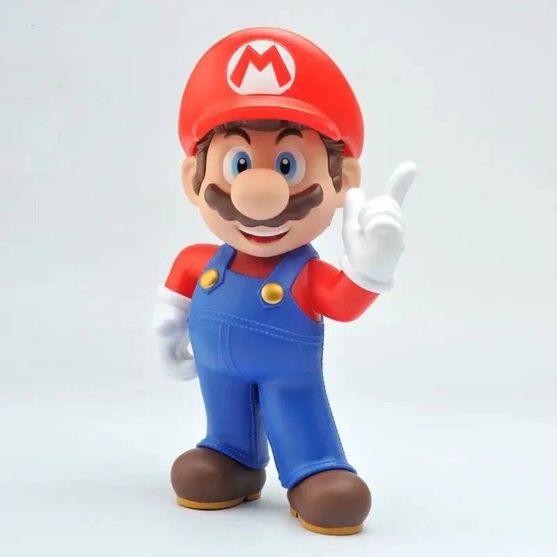 New Anime  Large Size  Bowser Figures PVC  Bros Hat Can Take Off Toy model For kids