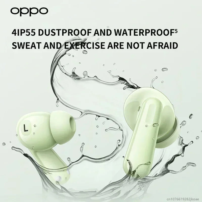 New OPPO Enco Air4 Earphones Wireless Bluetooth 5.4 ANC Noise Cancelling Sports Game Headphones HiFi Stereo HD Mic Call Headset