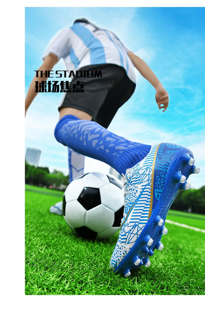 Original Soccer Men Shoes Non-Slip Turf Soccer Cleats FG/TF Training Football Shoes