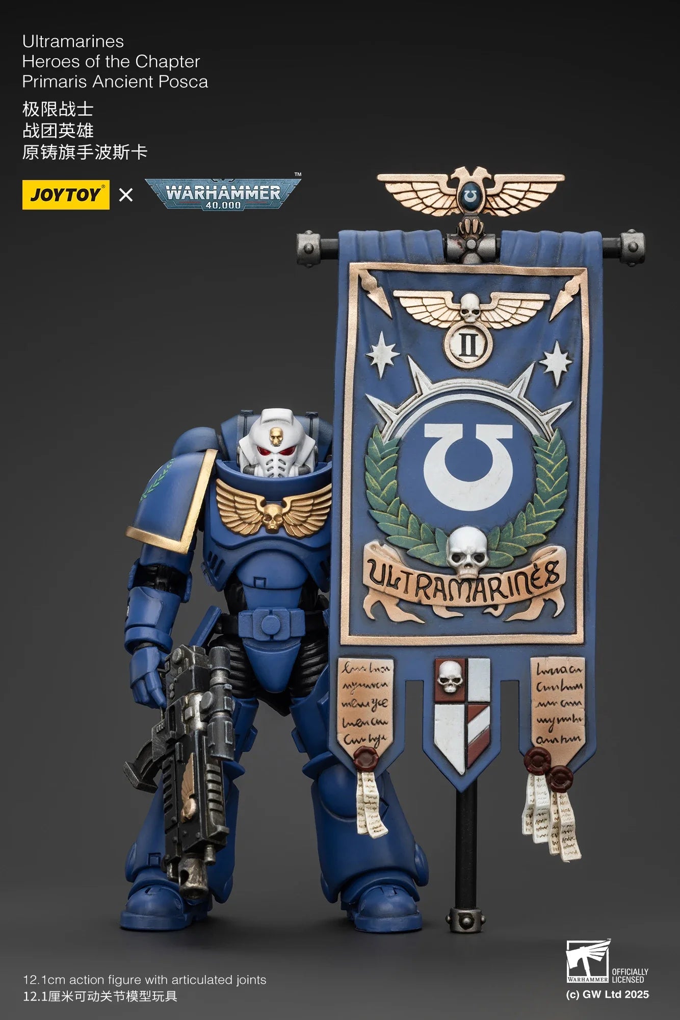 [IN-STOCK]JOYTOY Warhammer 40K 1/18 Action Figures Ultramarines Titus Victrix Guard Guilliman Anime Model Toys Gift