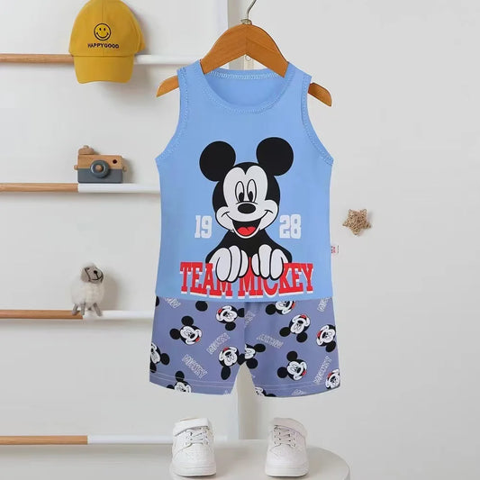 0 -3 Year Old Baby Boys Clothes Set summer sleeveless Casual Infant vest suit Toddler Costume Newborn Home Clothing Outfits