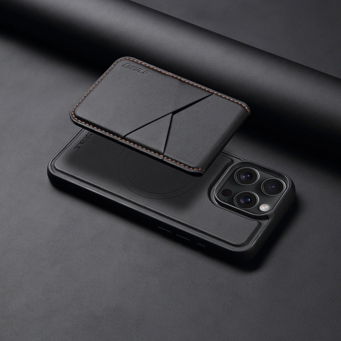 2 In 1 Detachable Magnetic Leather Case for IPhone 17 16 Pro Max 15 14 13  Wallet Cover Cards Holder Pocket