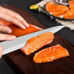 Sushi Knife Salmon Fish Filleting Japanese Chef Knife Stainless Steel Vegetables Slice