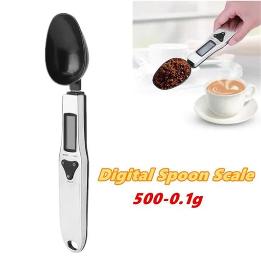 500g/0.1g Portable LCD Digital Electronic Spoon Weight Scale Measuring Food Weight