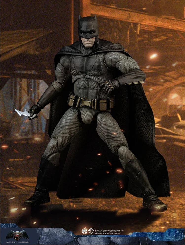 Fondjoy DC Heavy Armor Batman Movie Character Model Light Armor Big Batman 1/9  Action Figures 19cm Collect Ornaments Boy Gifts