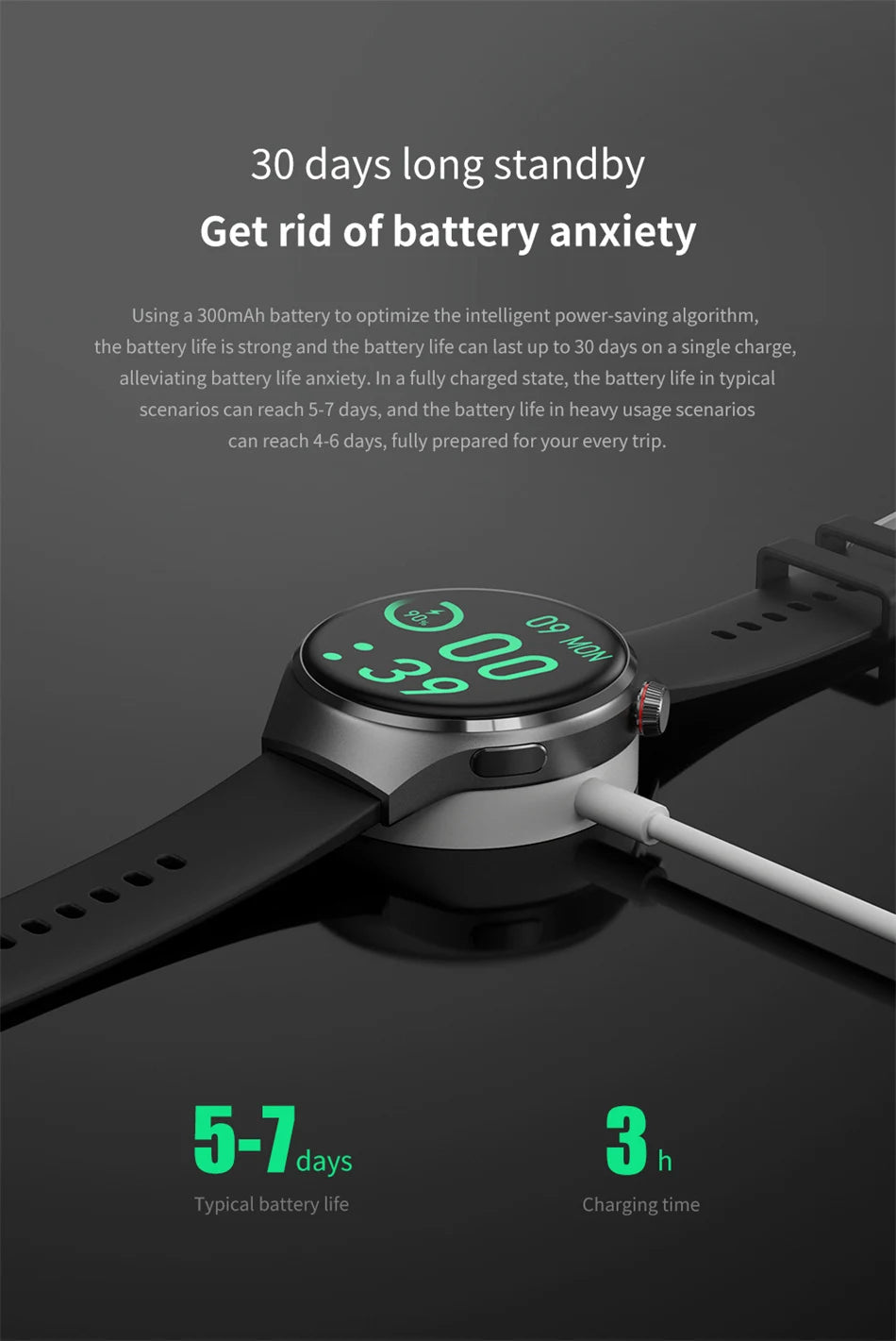 2025 New Watch 4 Pro GPS NFC Smart Watch Men 360*360 AMOLED Screen Heart Rate Bluetooth Call Waterproof Sports Man Smartwatch