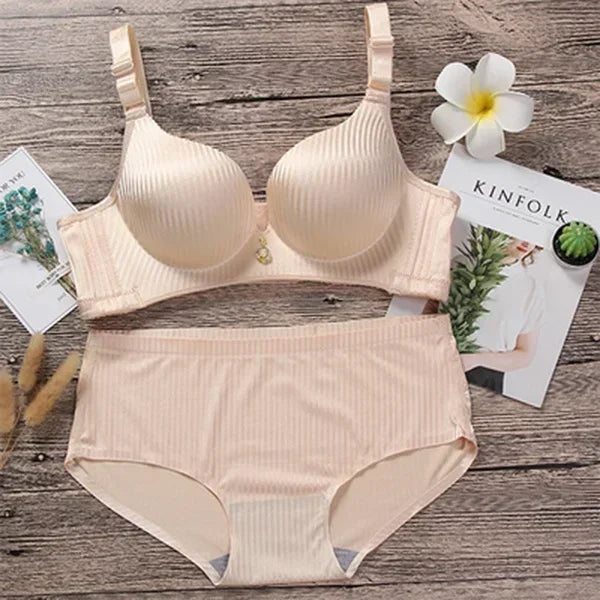 Underwear Women Set Thickened Bra Suit Gathering Adjustment Super Thick 8cm